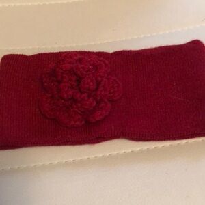 NWPT Knit Headband maroon